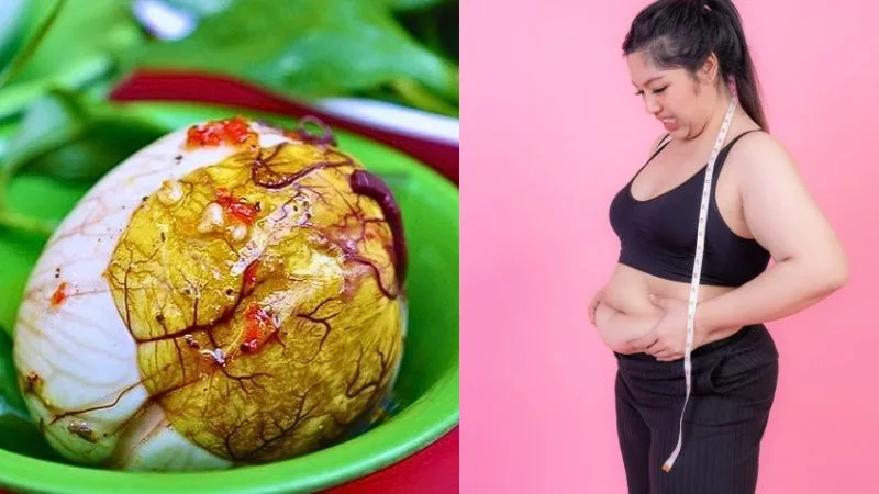 Ăn trứng vịt lộn có béo không phụ thuộc chủ yếu vào số lượng ăn, tổng năng lượng nạp vào và mức tiêu hao của cơ thể.