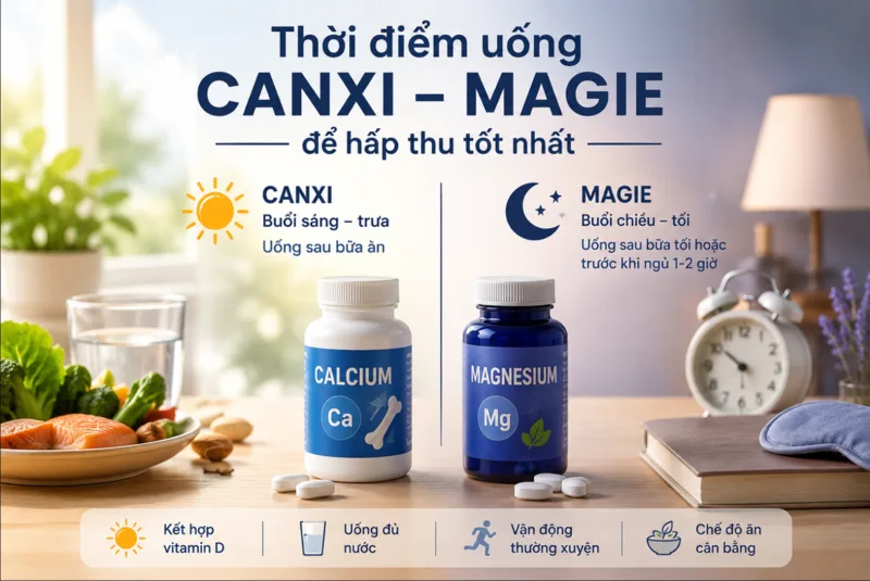 Việc tách magie và canxi phụ thuộc vào hàm lượng, công thức sản phẩm và hướng dẫn chuyên môn