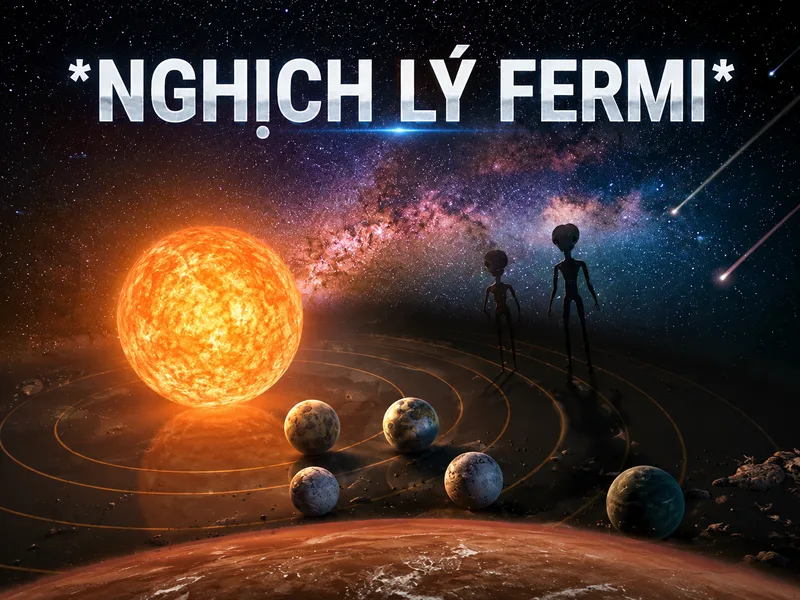 Nghịch lý Fermi đặt câu hỏi vì sao vũ trụ có vô số hành tinh nhưng con người vẫn chưa phát hiện dấu hiệu rõ ràng của nền văn minh khác