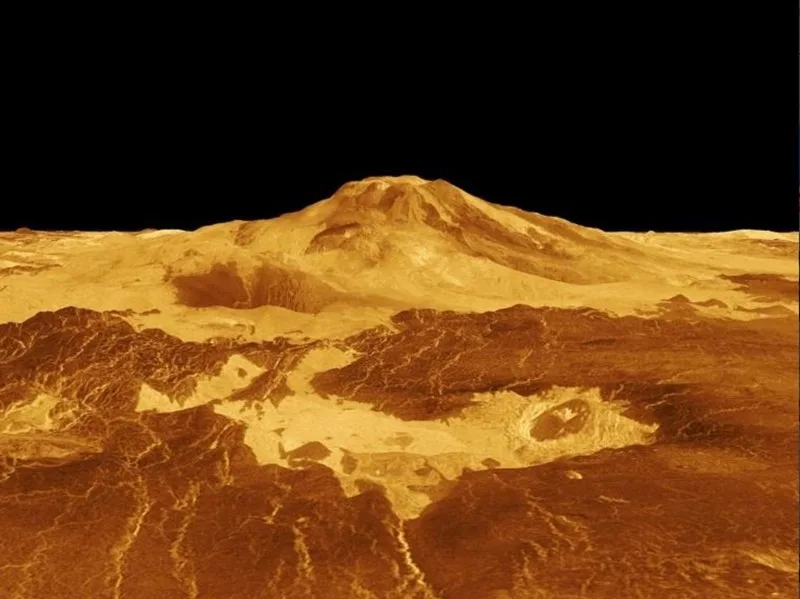 Hành tinh Đỏ là nơi sở hữu núi lửa Olympus Mons khổng lồ nhất trong hệ Mặt Trời.